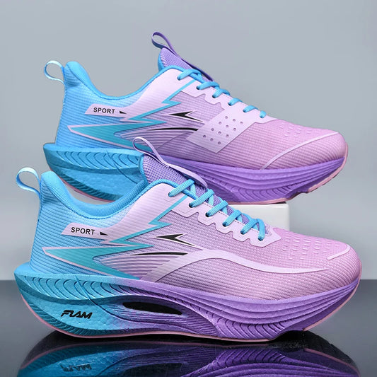 Unisex Sports Running Shoes Carbon Board Air Cushion Breathable Lightweight
