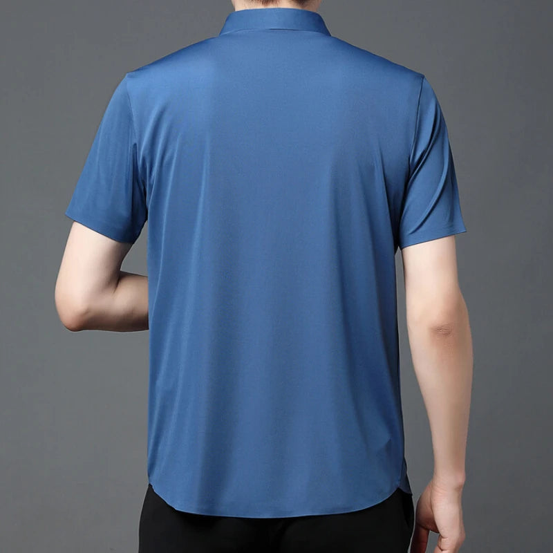 Men's Ultra Stretch Short Sleeve Shirt Business Casual