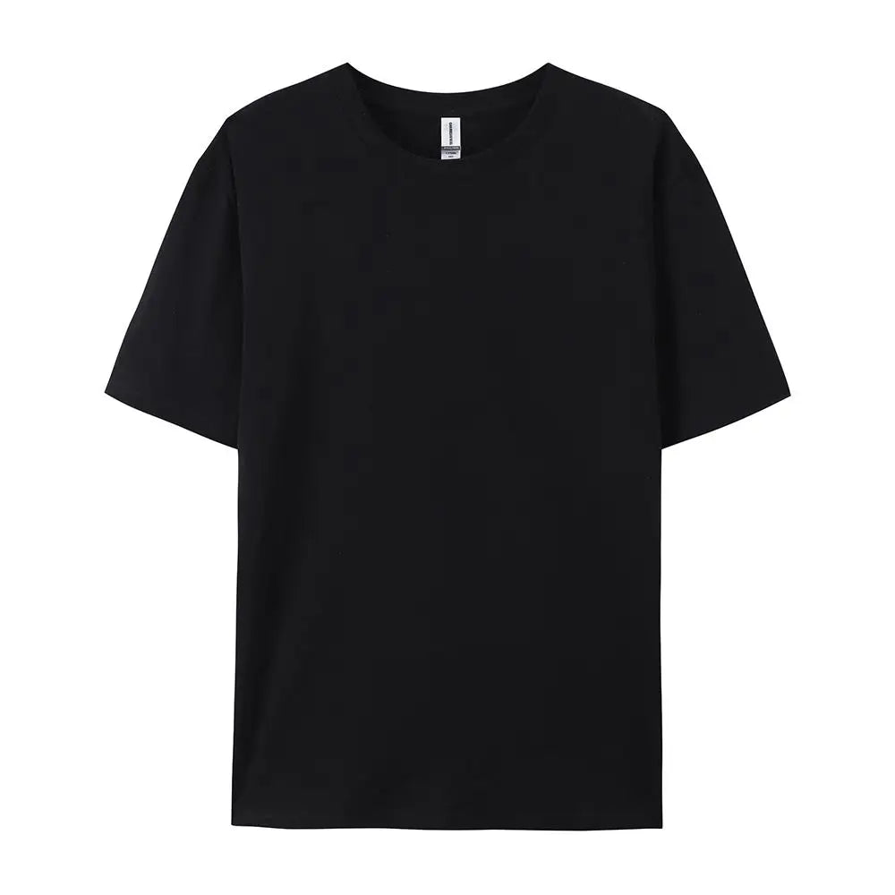100% Cotton Solid T-shirts Women Sporty Short Sleeve