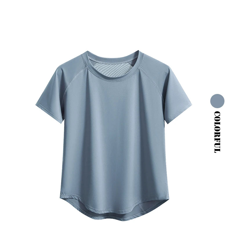 Yoga Tops Sportswear Woman Gym Shirts