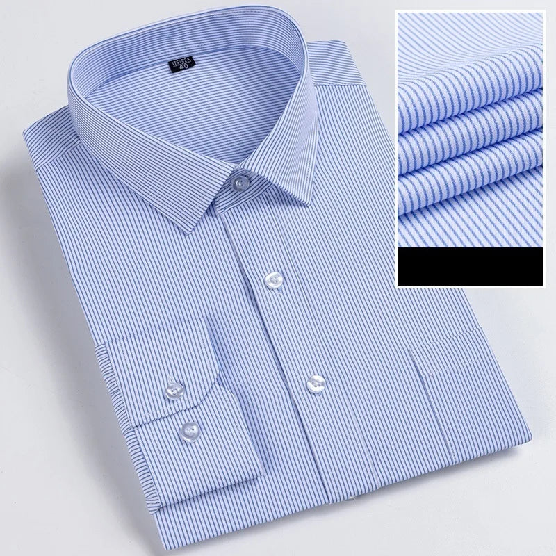 Men Formal Shirt Long Sleeve for Office