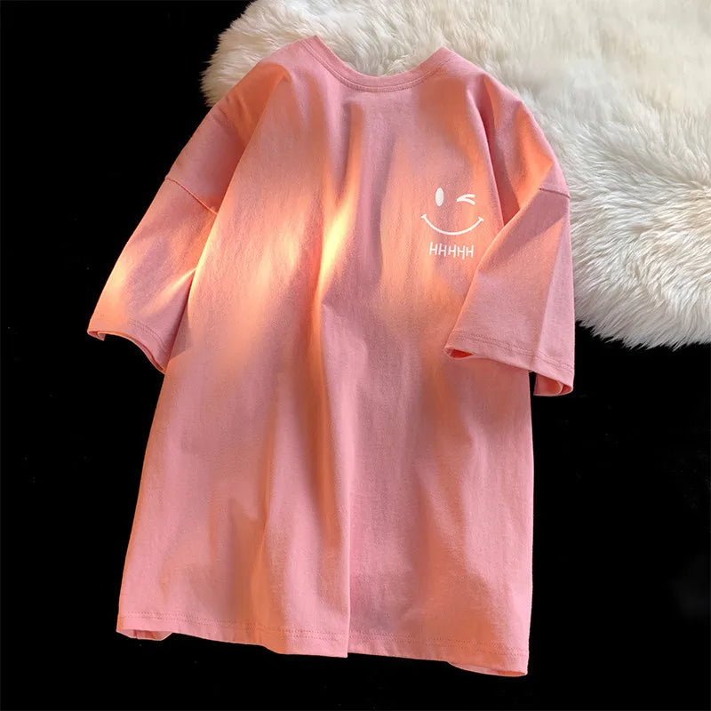 Men's & Women's Smiling Face Funny Fashion Couple Short