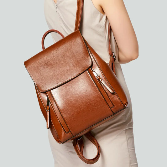 Women Backpack Cross body Shoulder Bag Genuine Leather