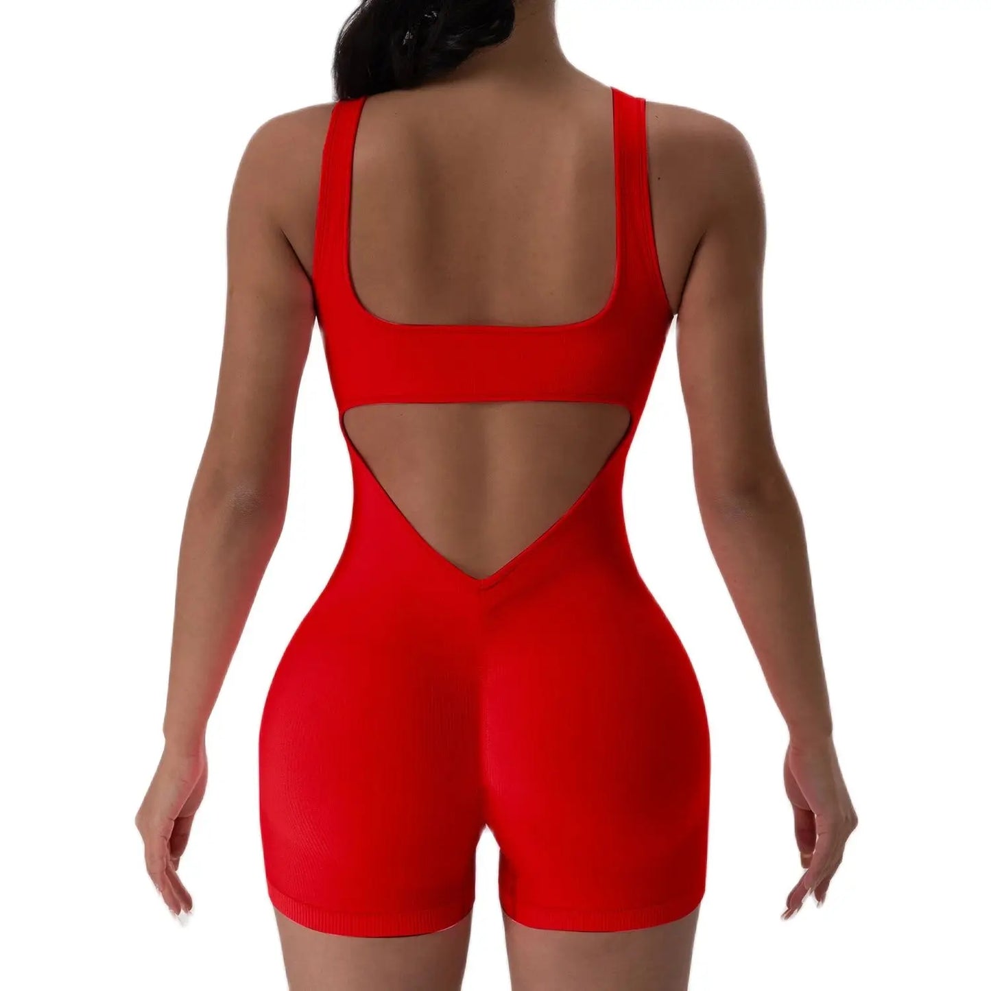 1PCS Backless Yoga Suit U Neck Sleeveless Sports for Women
