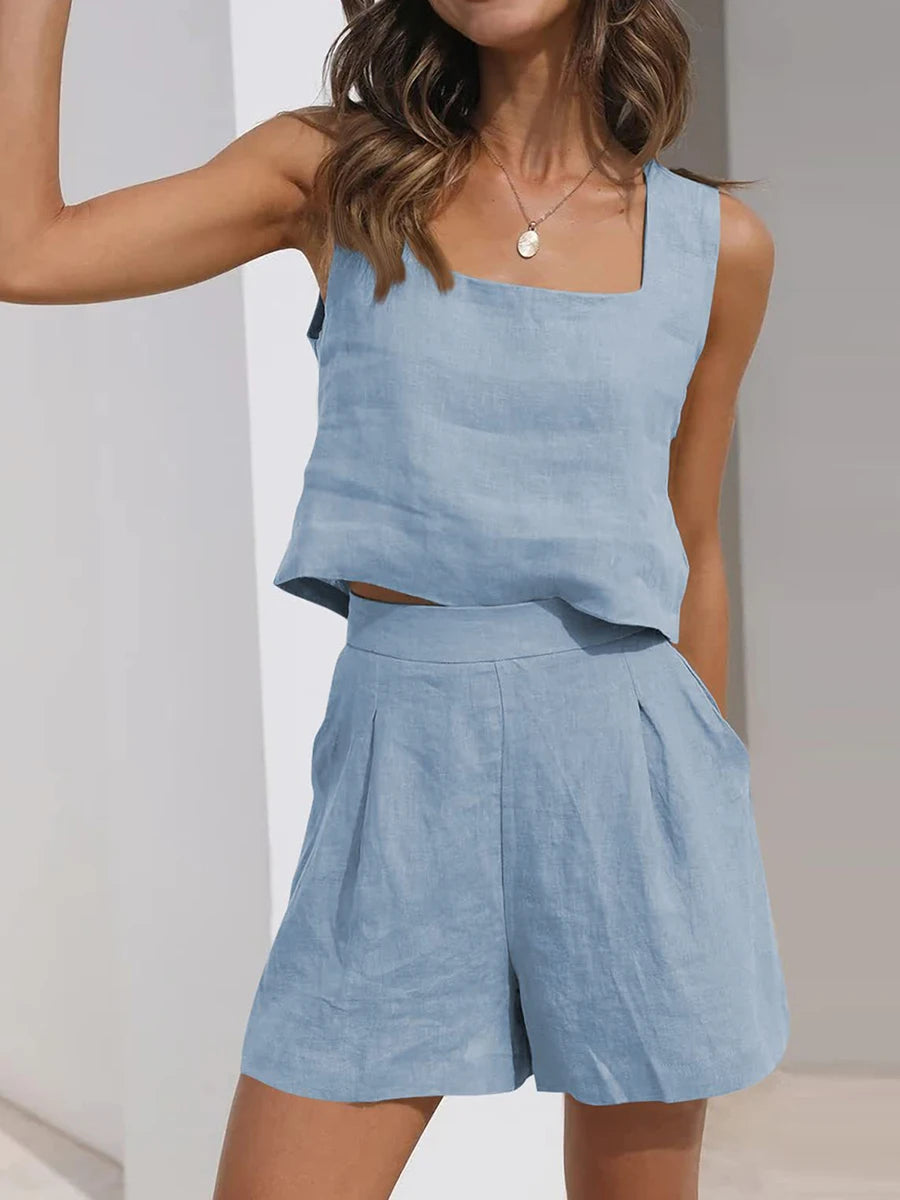 Women's Summer 2 Piece Outfits Lounge Matching Sets