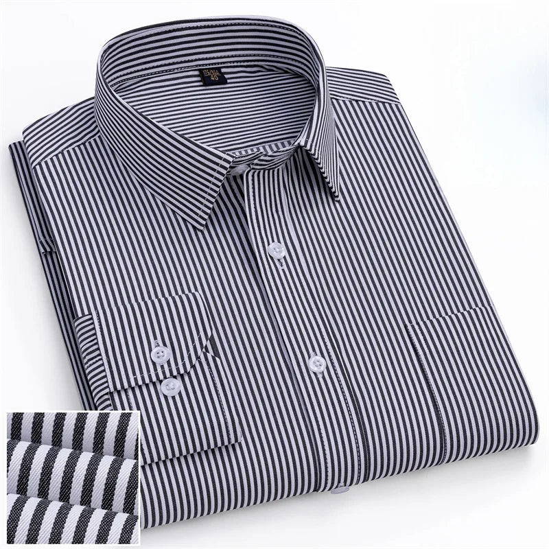 Men Formal Shirt Long Sleeve for Office