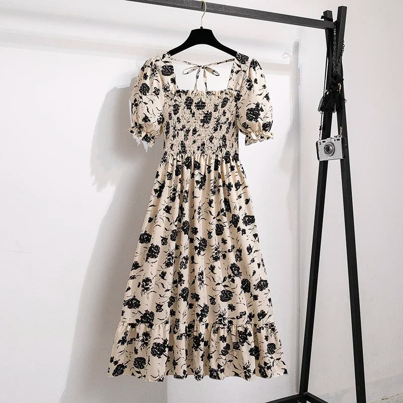 Spring Summer Chiffon Dresses Fashion
