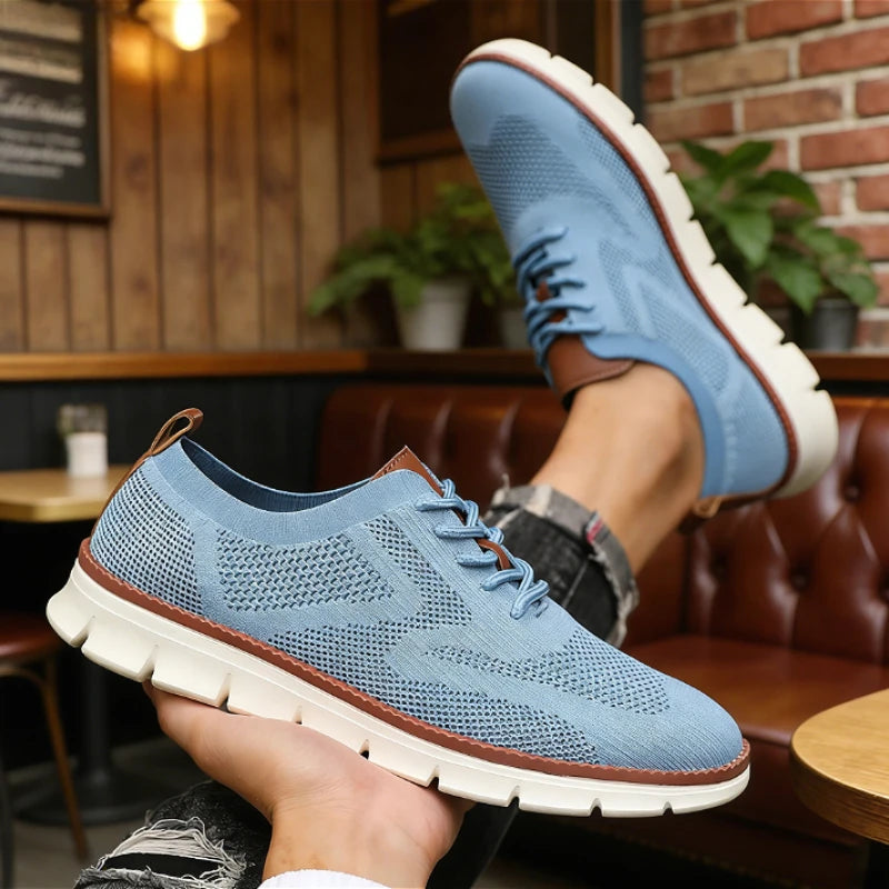Outdoor Men Causal Sneakers Lightweight (Breathable and Shock Absorbent)