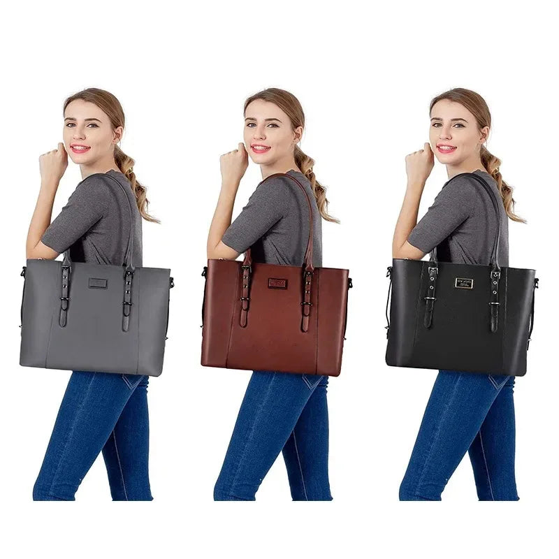 Tote Bag for Women Waterproof PU Leather Large Capacity
