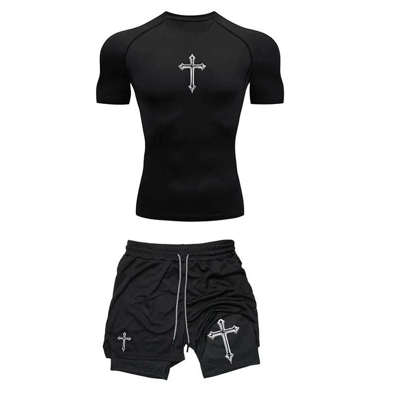 Jogging Breathable Compression Sportswear Summer for Men