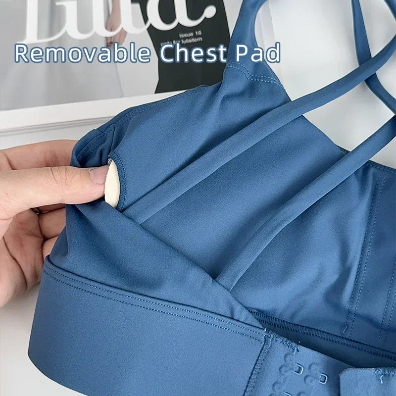 Fitness Tops Fashion Cross Back Women Sport Bra