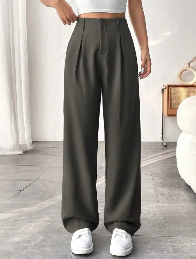 High Waisted Wide Leg Pants for Office/Casual for women
