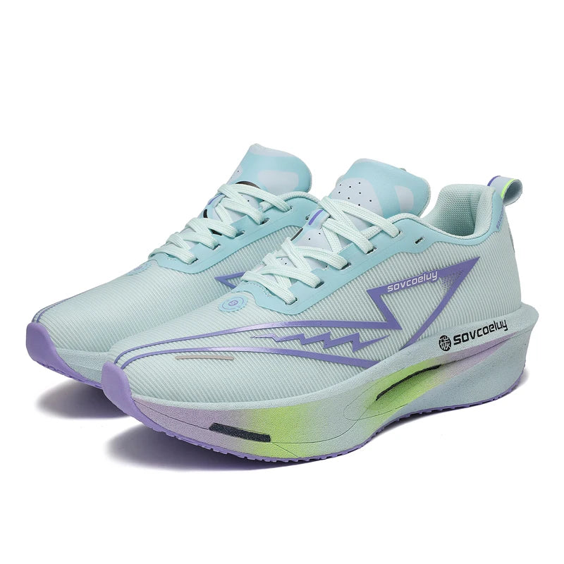 Running Shoes Carbon Board  Unisex Sports Breathable Lightweight Nonskid Sneakers