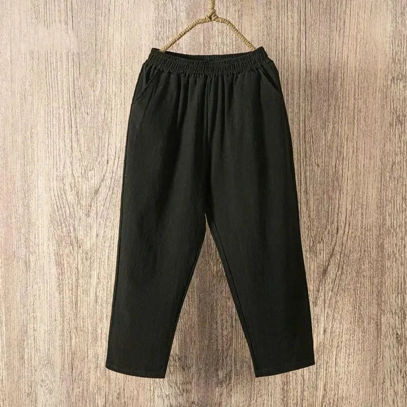 Summer Casual Pants Ninth Trousers