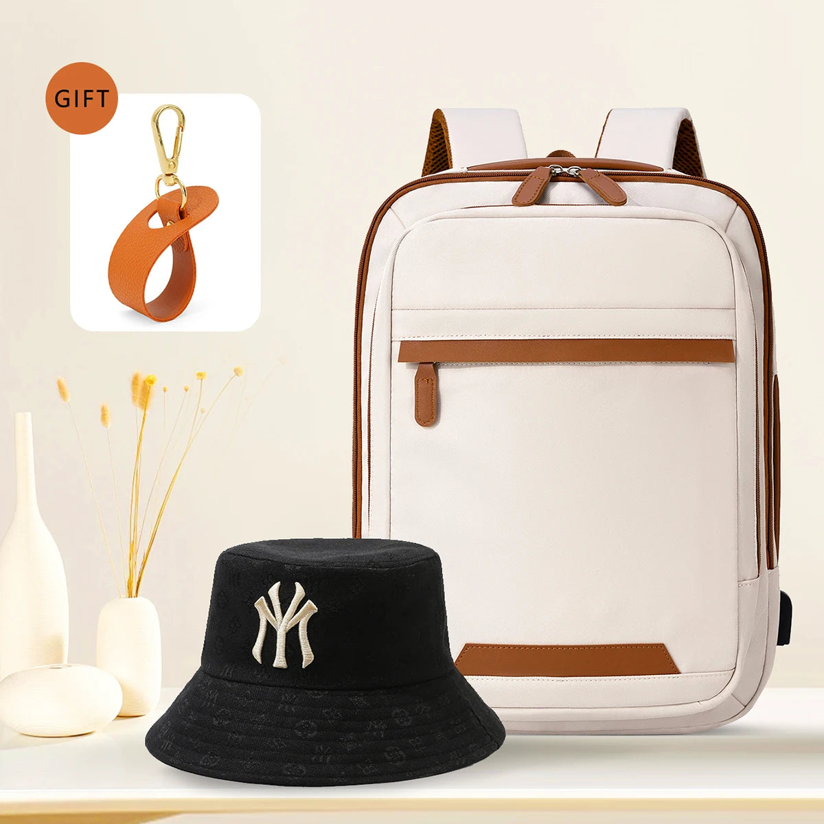 High-Quality USB Rechargeable Backpack for Men & Women