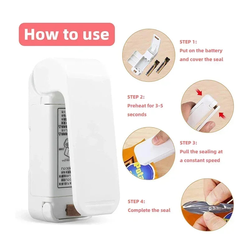 Mini Heat Bag Sealing Machine Package Thermal Sealer Bags