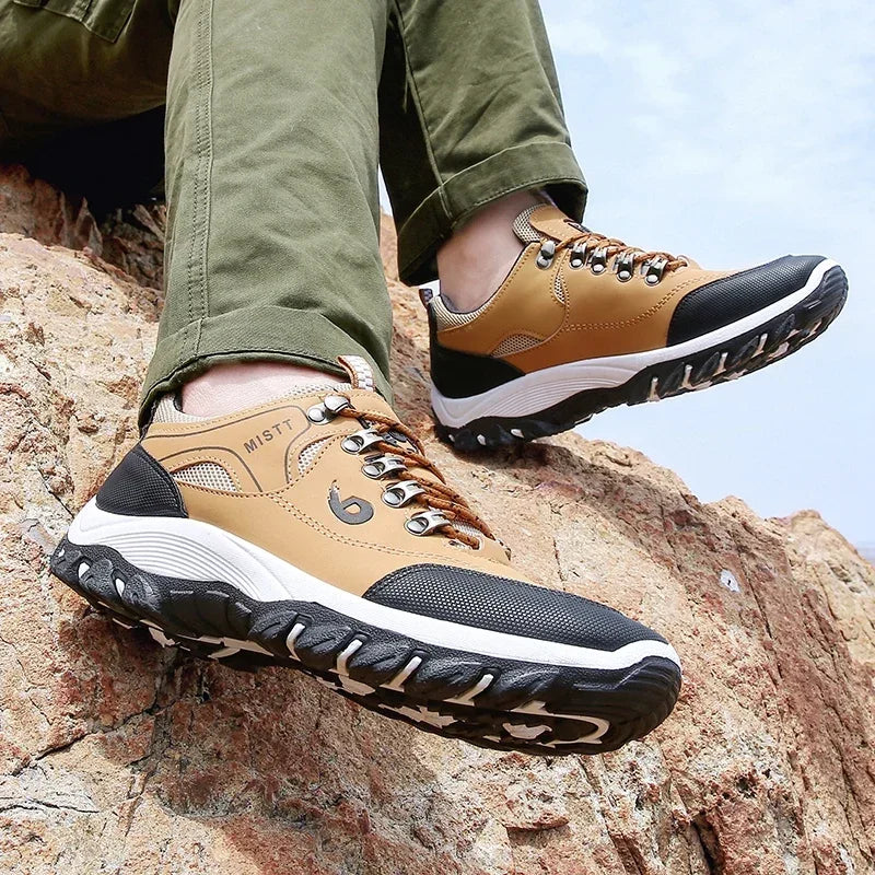 Men Hiking Shoes Sneakers (Comfortable Lightweight Shoes)