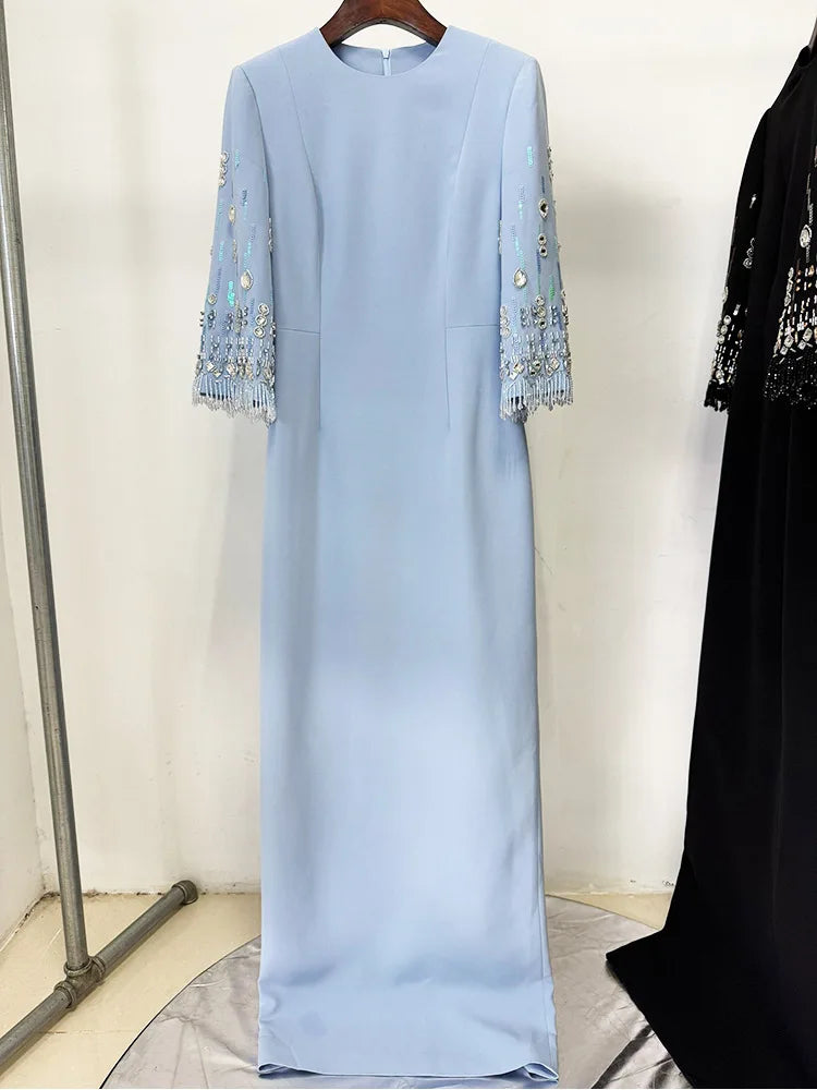 Newest Fashion 2026 S/S Designer Vestido Women's Long Maxi Dress