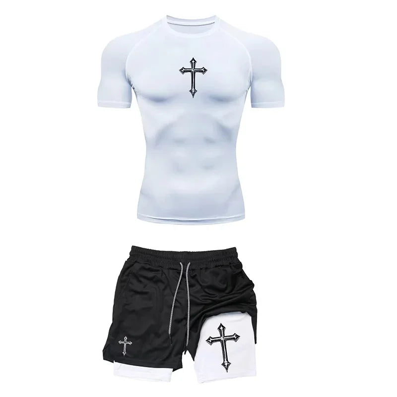 Jogging Breathable Compression Sportswear Summer for Men