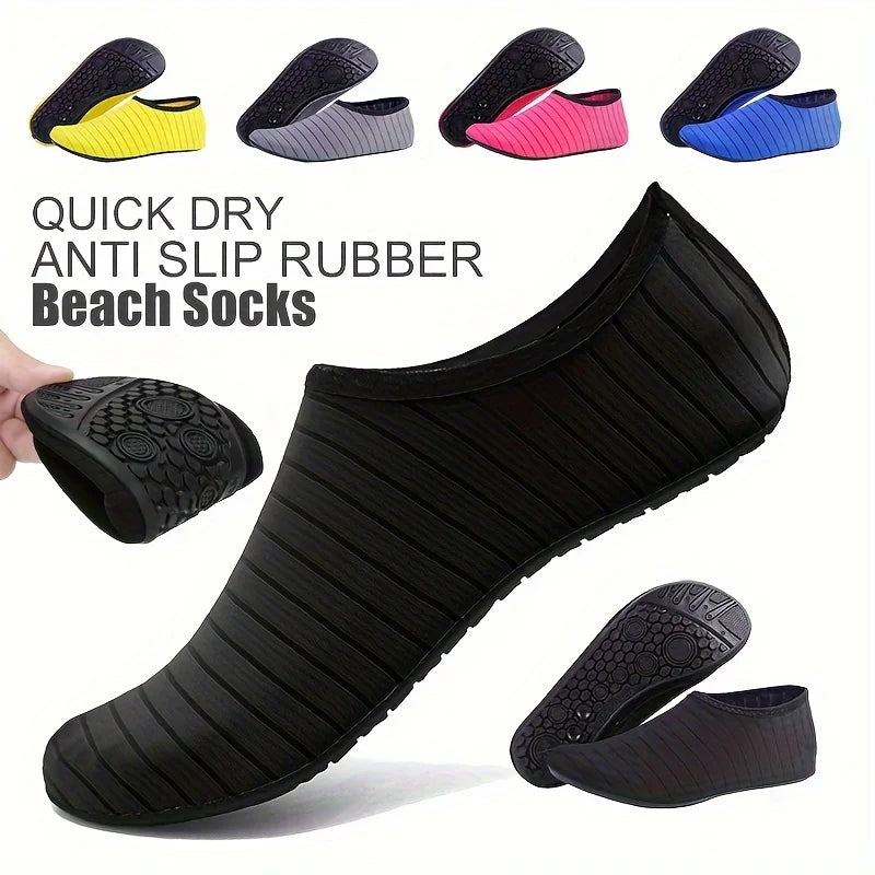1 Pair Water Shoes With Quick Drying & Anti-Slip Beach Shoes Unisex