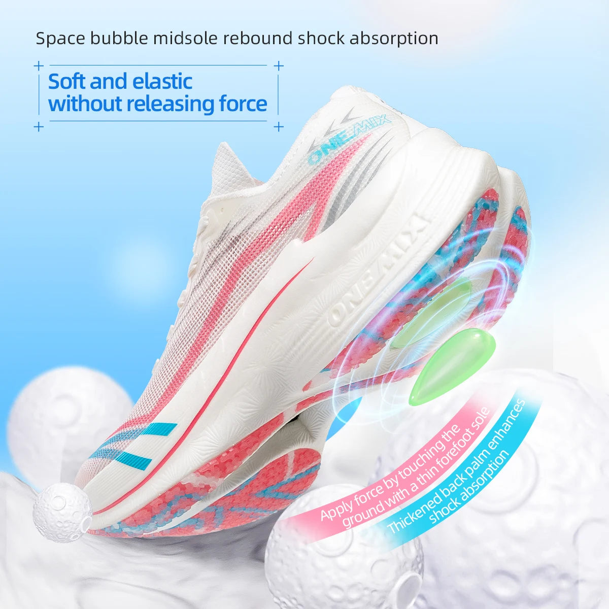 ONEMIX 2026 Tupo New Carbon Plate Marathon Running Shoes (Asian Design)