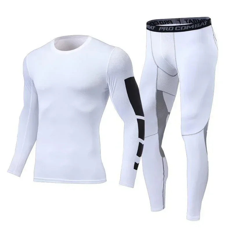 Men's Running Tracksuit Training Fitness Sportswear Set