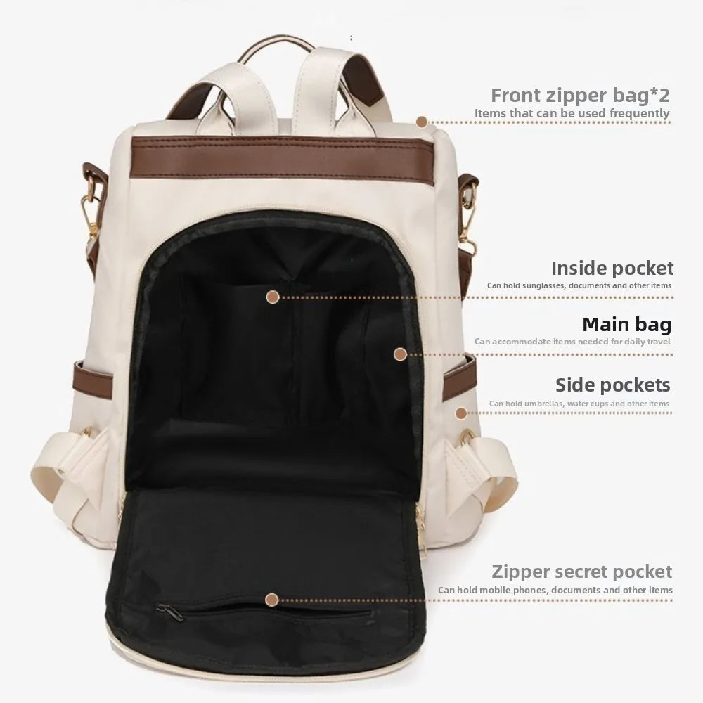 High Quality Fashion Women’s Nylon Anti-theft Backpack