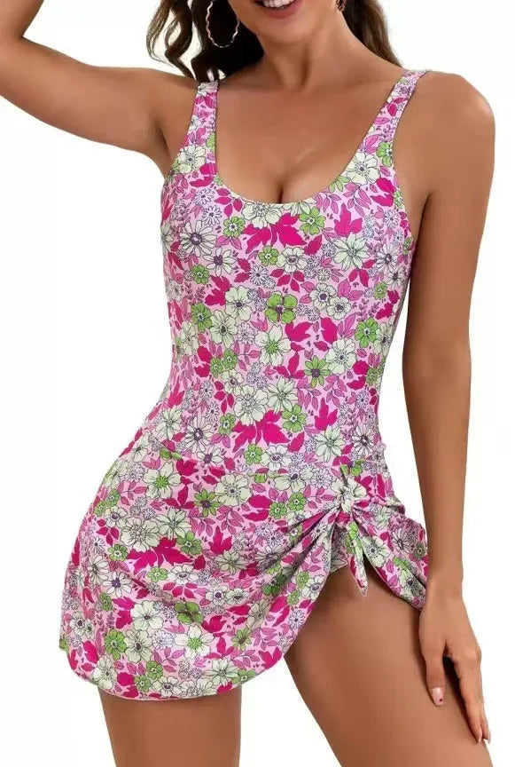 One Piece Women's Swimsuit with Skirt 2026