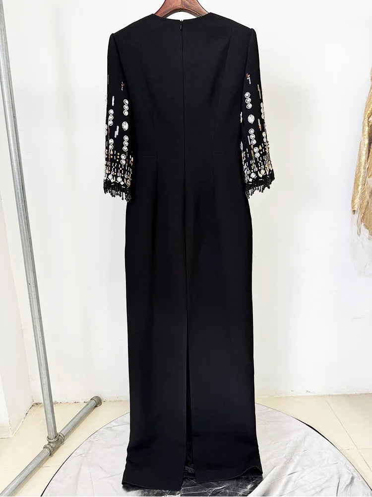 Newest Fashion 2026 S/S Designer Vestido Women's Long Maxi Dress