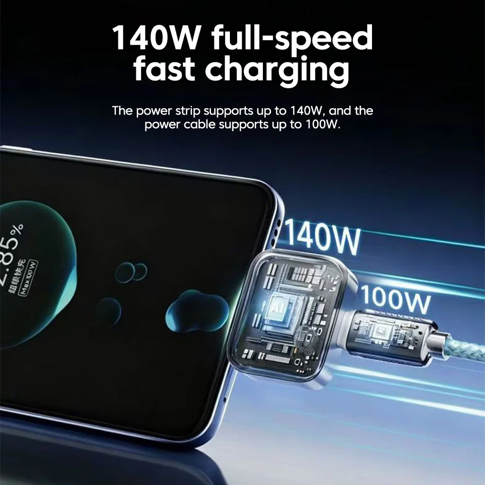 (Re-Stock )Type-C Charger with Smart auto Separator Power-Off Adaptor