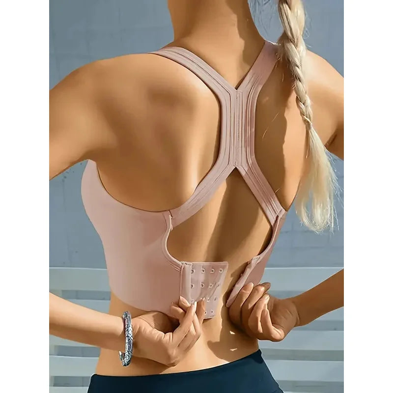 Sports Seamless Comfy & Breathable Push Up Yoga Tank Bra