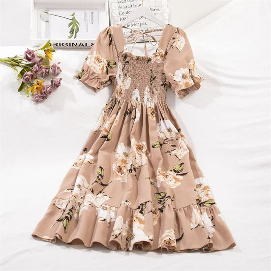 Spring Summer Chiffon Dresses Fashion