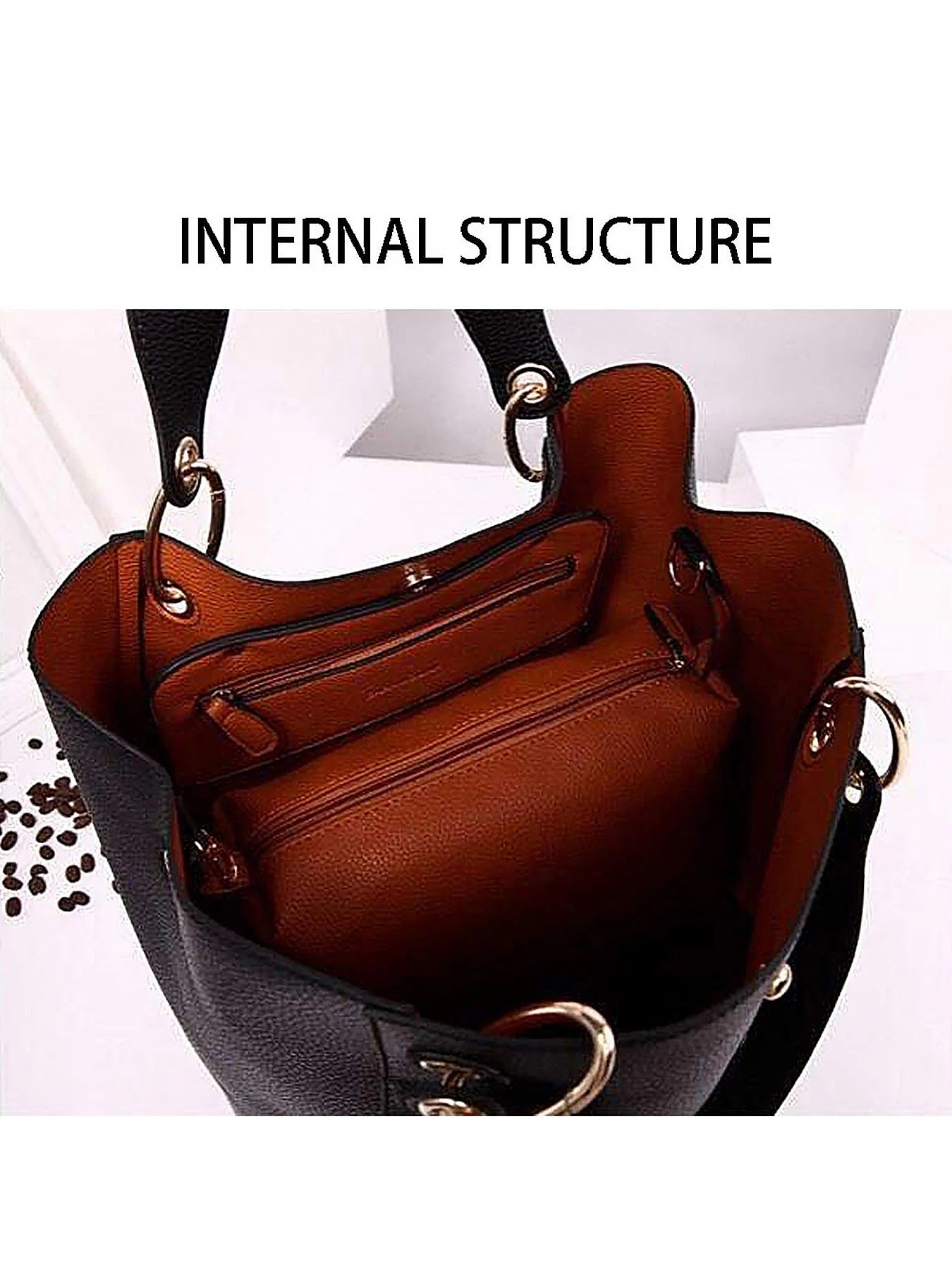 Pahajim Handbags for Women Large Tote Bag PU Leather Waterproof