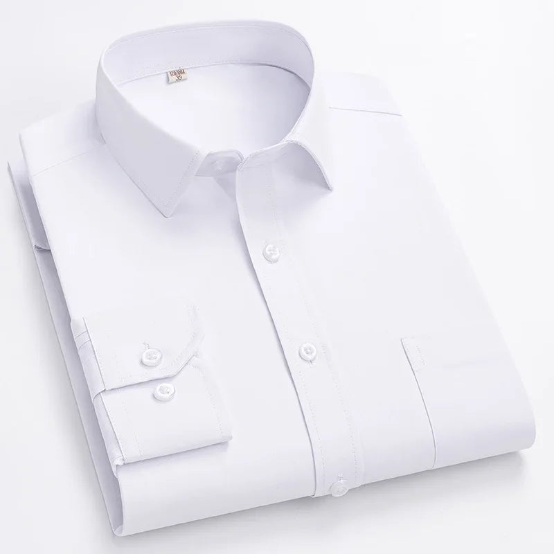 Men Formal Shirt Long Sleeve for Office