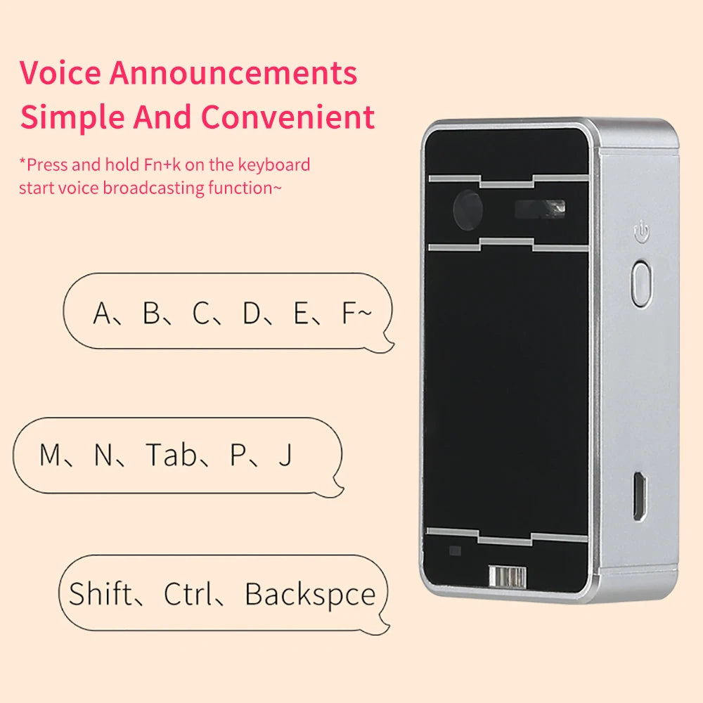 Digital wireless Keyboard Projector With Mouse function