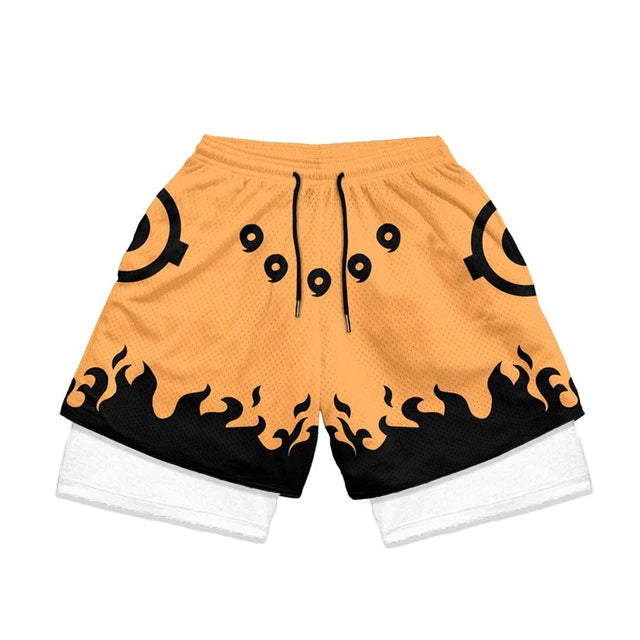 Anime Compression Set Running Sport Fitness Suit for Men