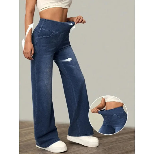 Women's Jeans New Elastic Waist High Stretch