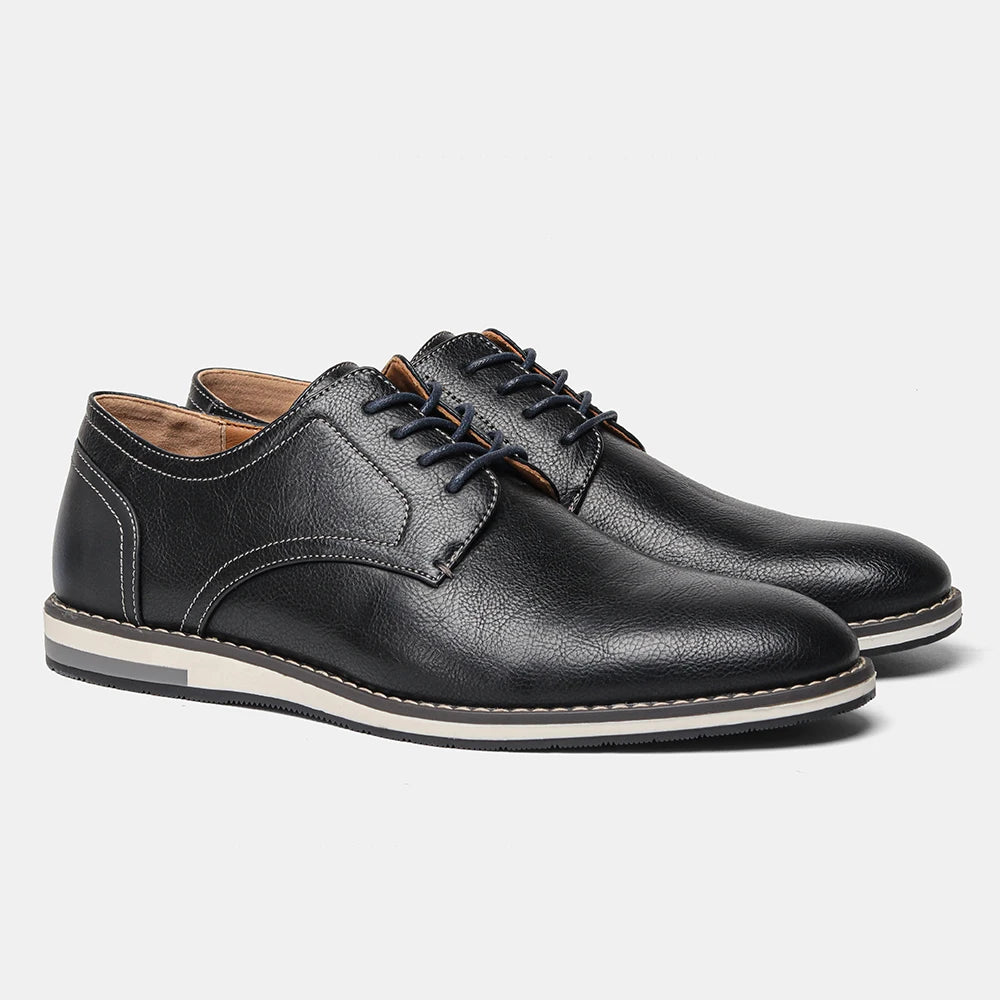 Leather loafer men fashion comfortable 2026 brand casual shoes men