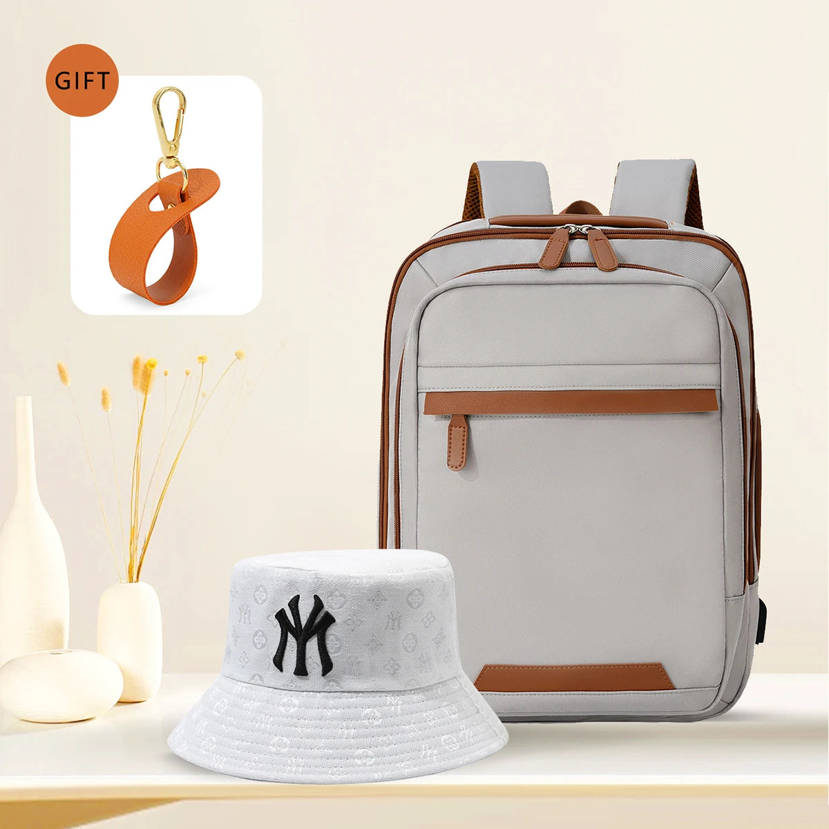 High-Quality USB Rechargeable Backpack for Men & Women