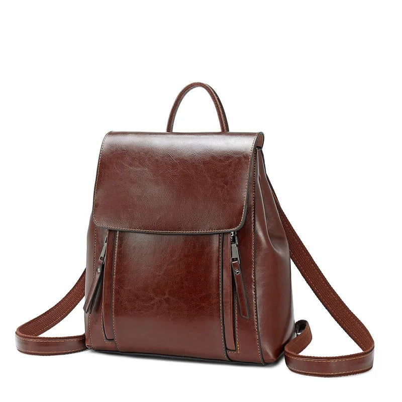 Women Backpack Cross body Shoulder Bag Genuine Leather