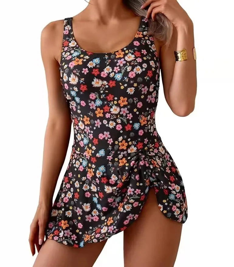 One Piece Women's Swimsuit with Skirt 2026