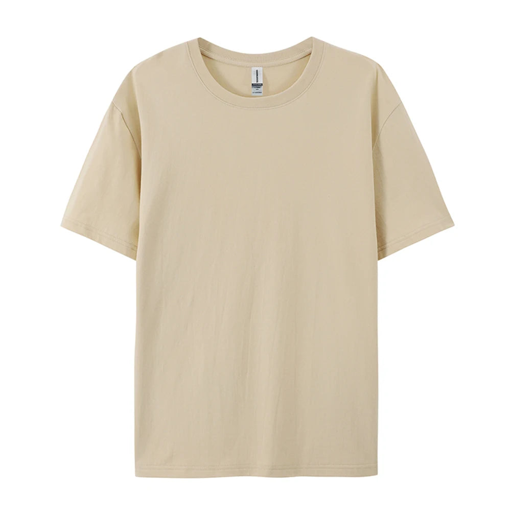 100% Cotton Solid T-shirts Women Sporty Short Sleeve