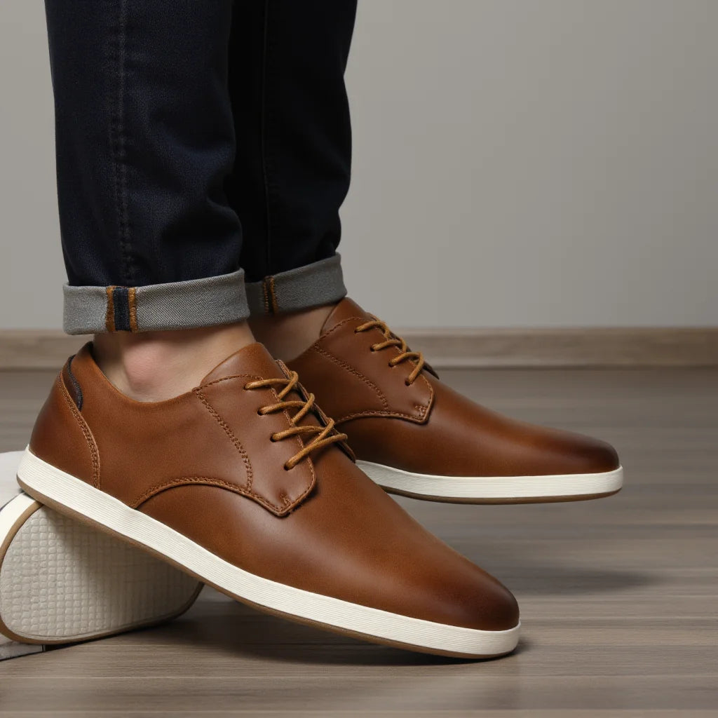 Men Sneakers Fashionable comfortable leather shoes 2026 men casual shoe