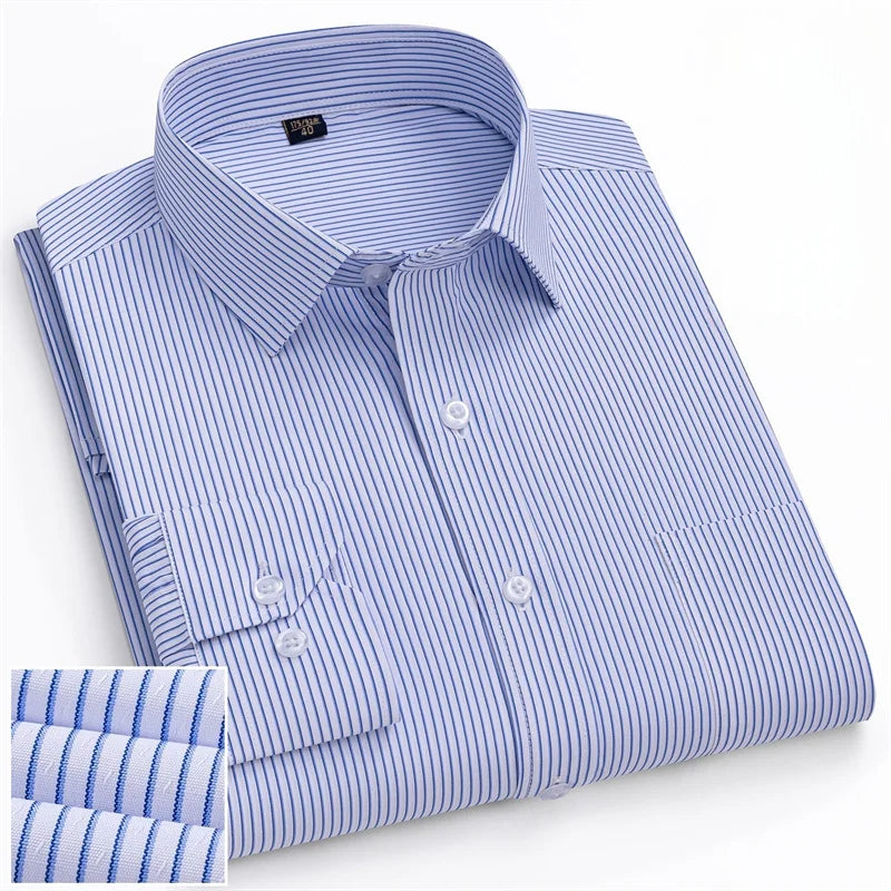 Men Formal Shirt Long Sleeve for Office