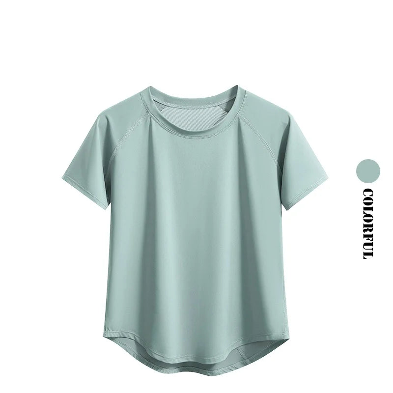 Yoga Tops Sportswear Woman Gym Shirts