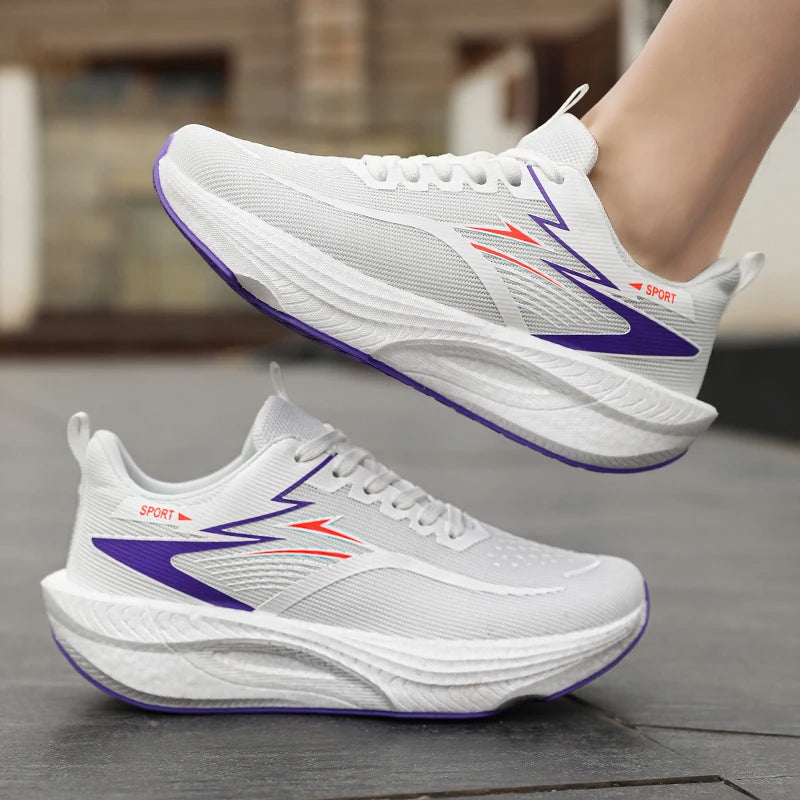 Unisex Sports Running Shoes Carbon Board Air Cushion Breathable Lightweight