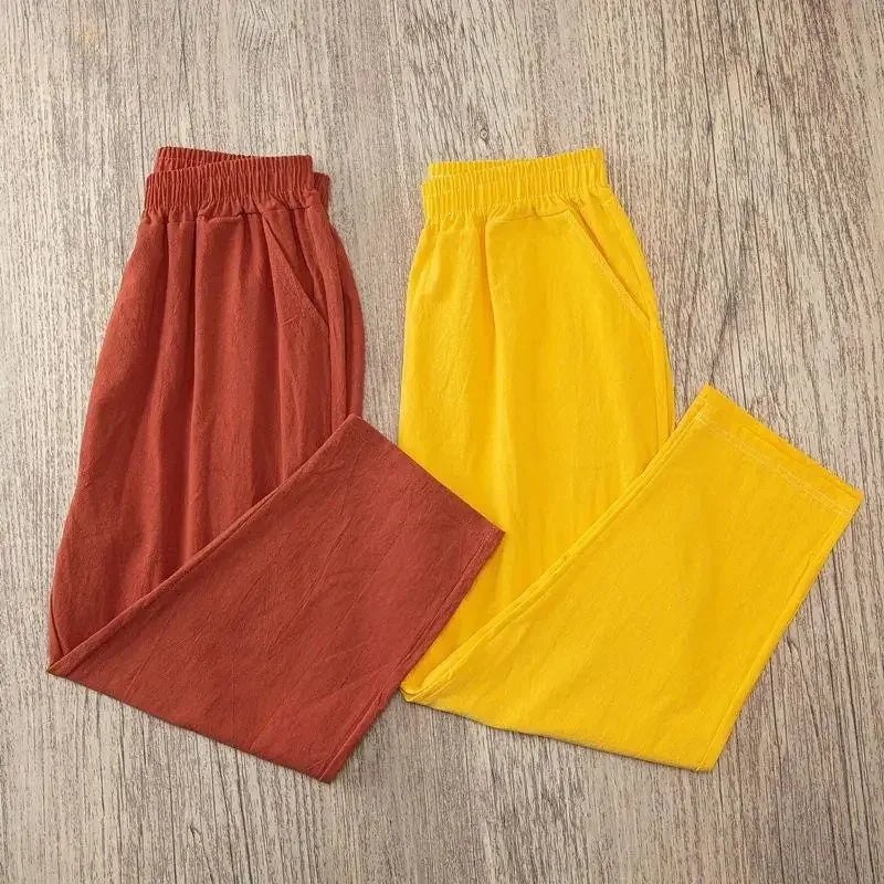 Summer Casual Pants Ninth Trousers