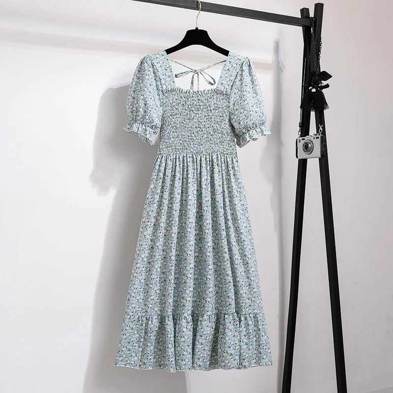 Spring Summer Chiffon Dresses Fashion