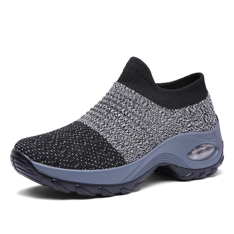 Women's Walking Trainers Fashion Fly Weaving Sock Sneakers 2026