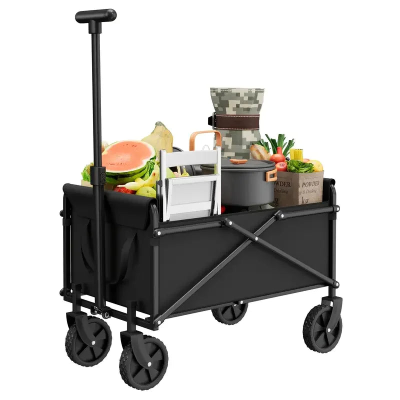 [Heavy Duty] Folding Wagon Cart All Terrain Wheels